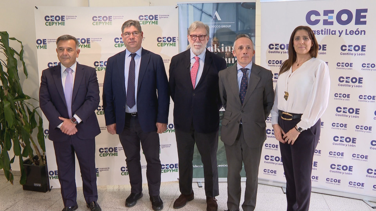 Imagen: Jornada “Absentismo: Soluciones a un problema estructural”, celebradas por CEOE CEPYME Salamanca.