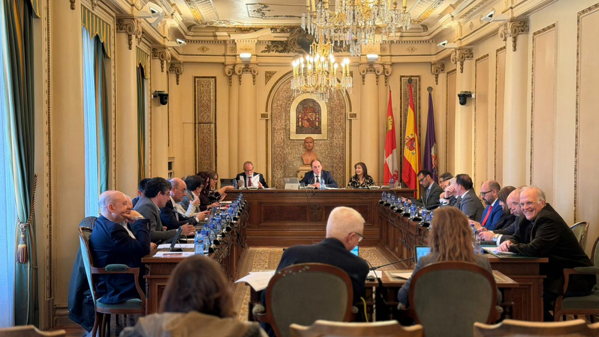 Imagen: Pleno de la Diputación de Soria donde se han aprobado los planes provinciales. 
