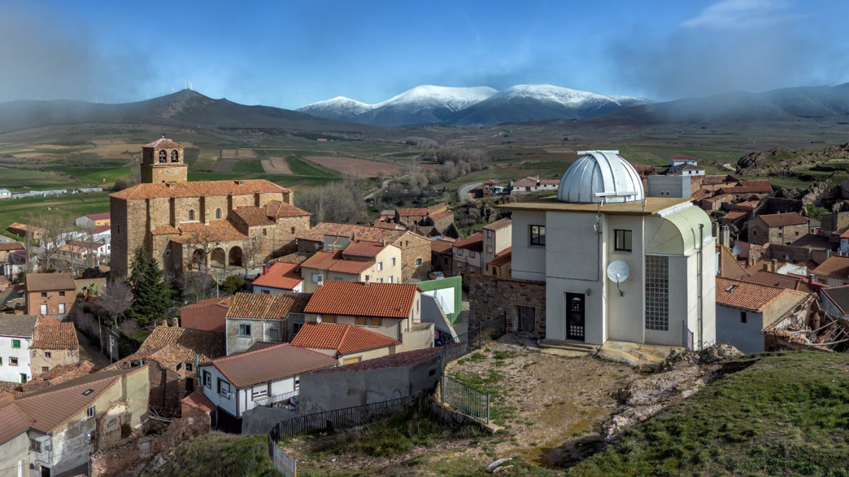 Imagen: Imagen del Observatorio Astronómico El Castillo en Borobia. 
