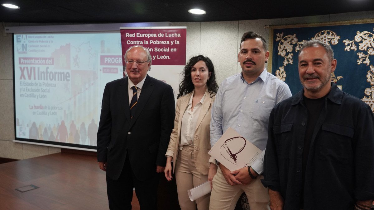 Imagen: ICAL. Presentan el l XVI Informe sobre el Estado de la Pobreza y la Exclusión Social en Castilla y León.