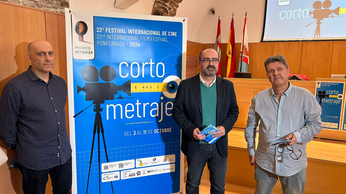 Imagen: Presentación del Festival de Cine, este jueves en Ponferrada