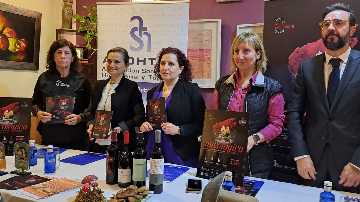 Imagen: Presentación de la XVI Semana de la Tapa Micológica. 