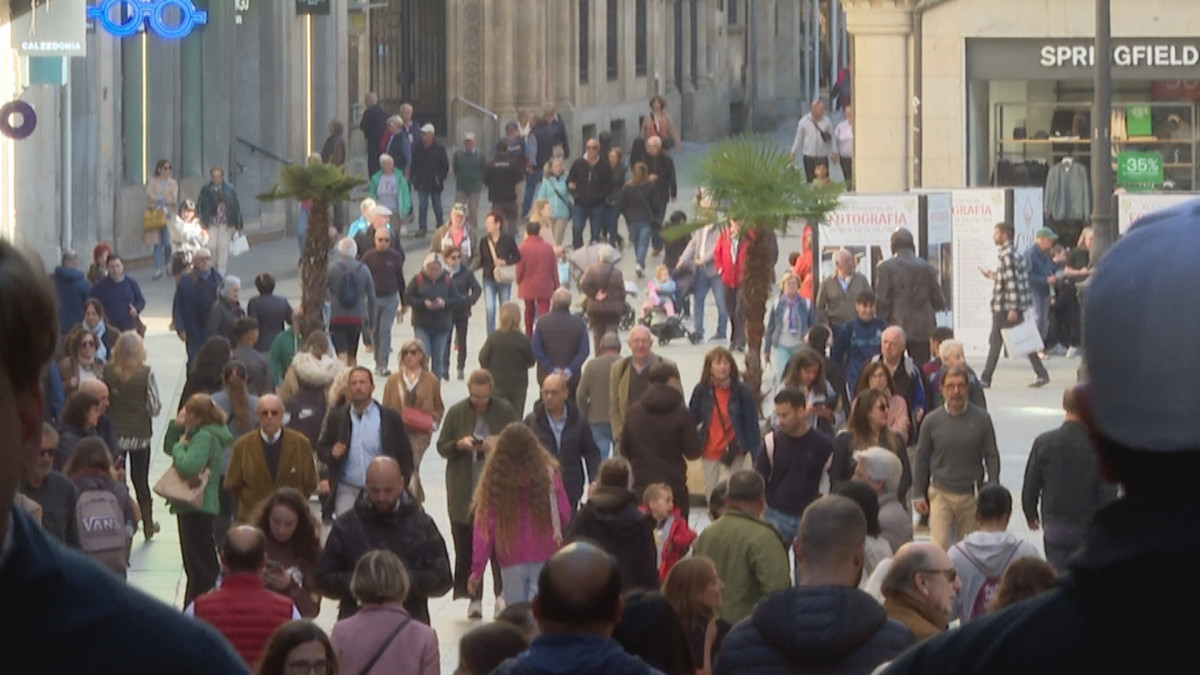 Imagen: Una imagen de la Calle Toro de Salamanca.
