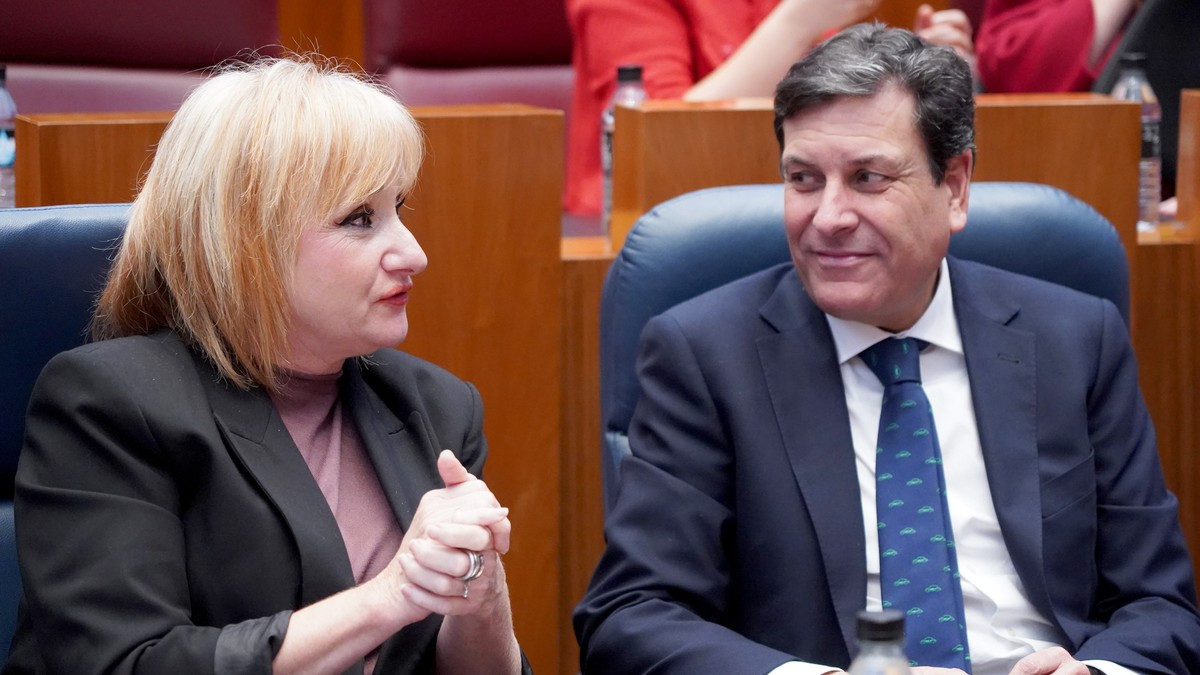 Imagen: Foto de Archivo: Leticia Pérez / ICAL . Los consejeros Leticia García y Carlos Fernández Carriedo.