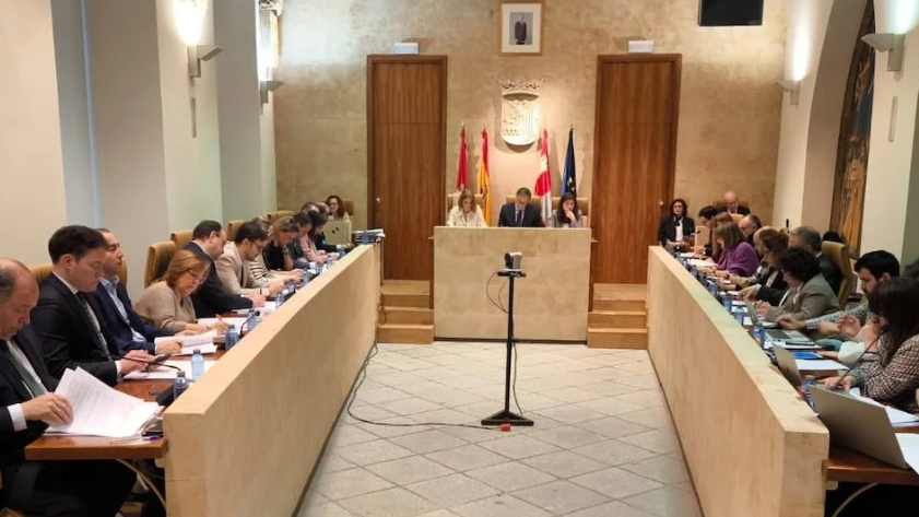Imagen: Pleno del Ayuntamiento de Salamanca