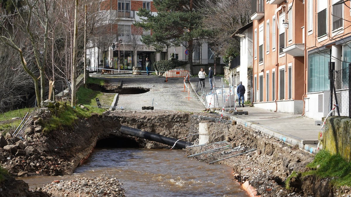 Imagen: ICAL | Miriam Chacón - Efectos de la borrasca Jana en la localidad segoviana del Espinar