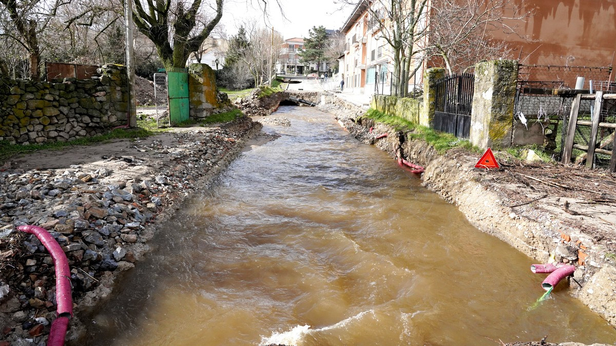 Imagen: ICAL. El paso de la borrasca Jana en la provincia de Segovia.