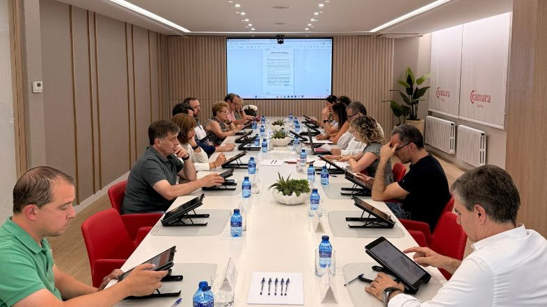 Imagen: La Cámara de Comercio de Soria celebró un Pleno en el que se hizo balance de tres intensos años de legislatura