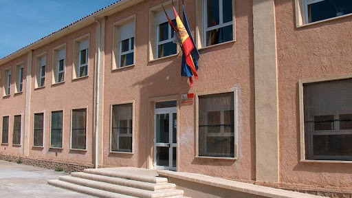 Imagen: Fachada del CEIP Sor María Jesús de Ágreda. 