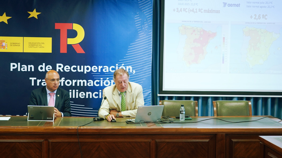 Imagen: ICAL. La AEMET prevé un otoño cálido y seco y afirma que el verano de 2025 ha sido el segundo con más calor de la serie histórica.