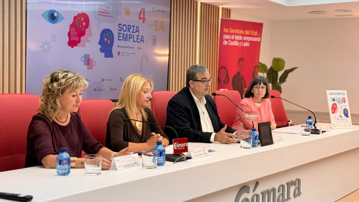 Imagen: Imagen de la presentación de la IV Feria de Empleo. 