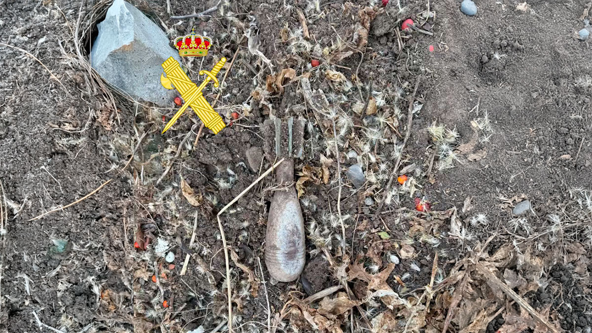 Imagen: Imagen del artefacto. Guardia CIvil.