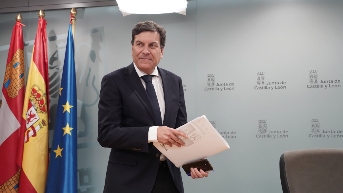 Imagen: Carlos Fernández Carriedo, portavoz de la Junta en funciones. Imagen: ICAL