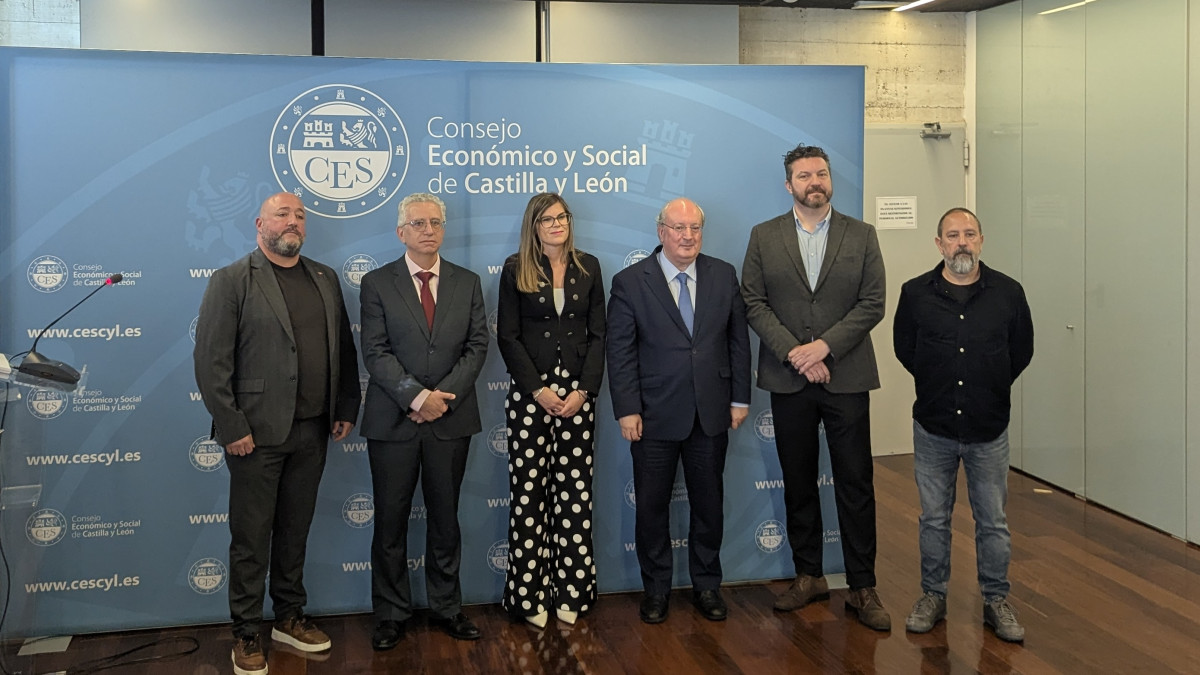 Imagen: presentación del Informe del CES 'Necesidades de empleo de las empresas de Castilla y León'. Sede del CES
