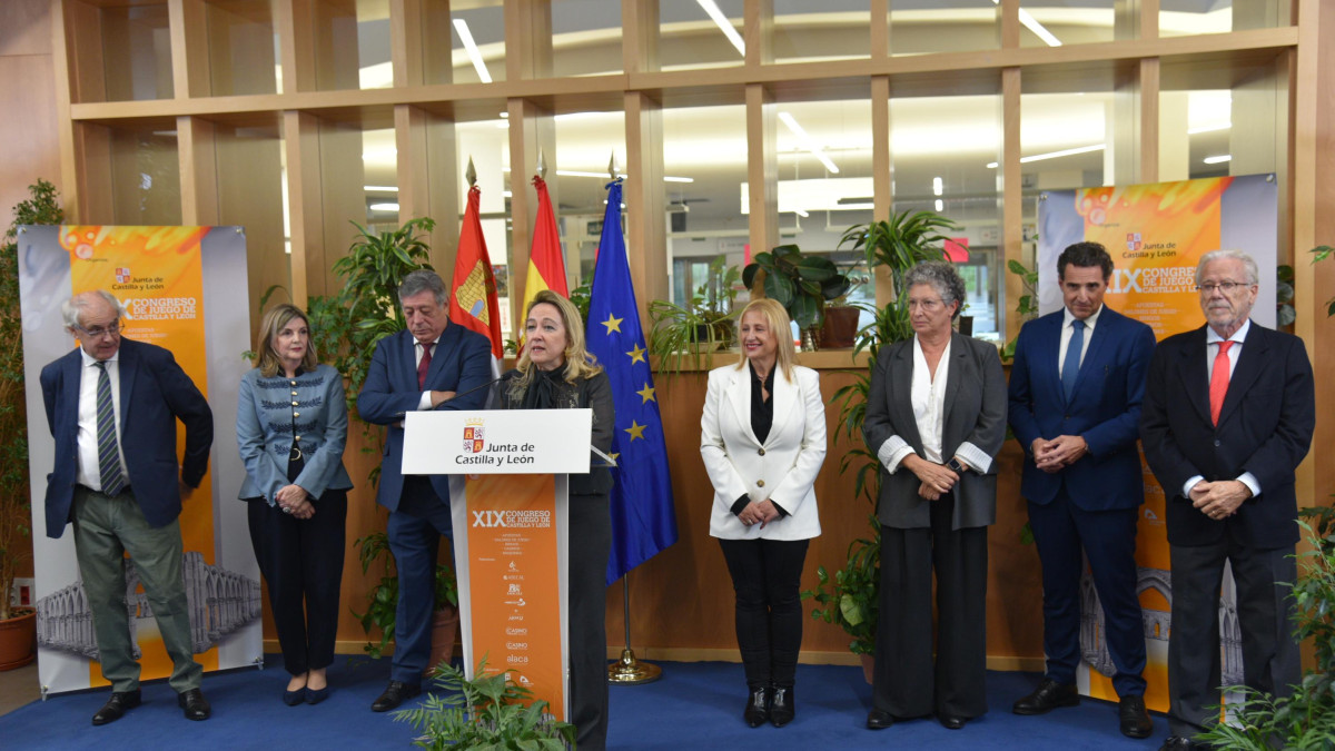 Imagen: Presentación del 19º Congreso de Juego de Castilla y León. 