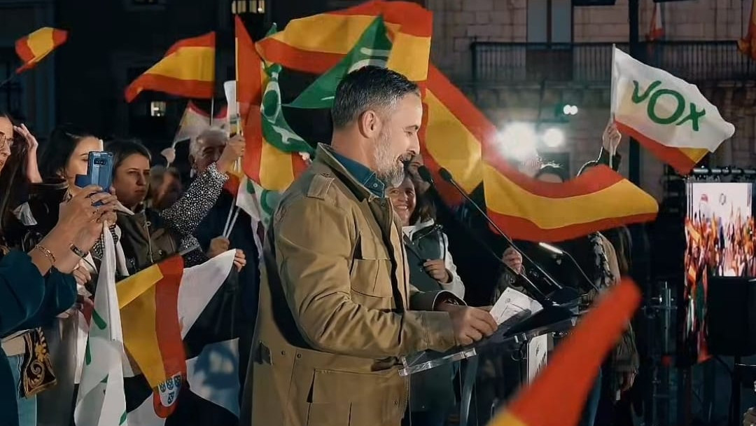 Imagen: Acto de precampaña de Vox en Ponferrada
