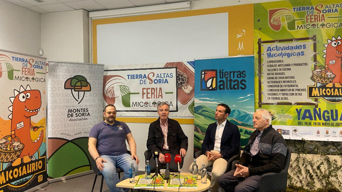 Imagen: Presentación de la la Feria Micológica que este año tendrá lugar en la localidad de Yanguas. 