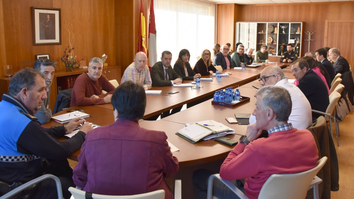 Imagen: Imagen del CECOPI celebrado esta mañana en Soria. 