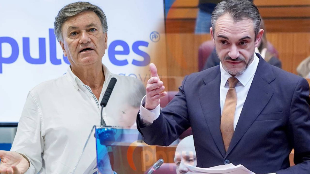 Imagen: El secretario general del PPCyL, Francisco Vázquez; y el portavoz de Vox, David Hierro