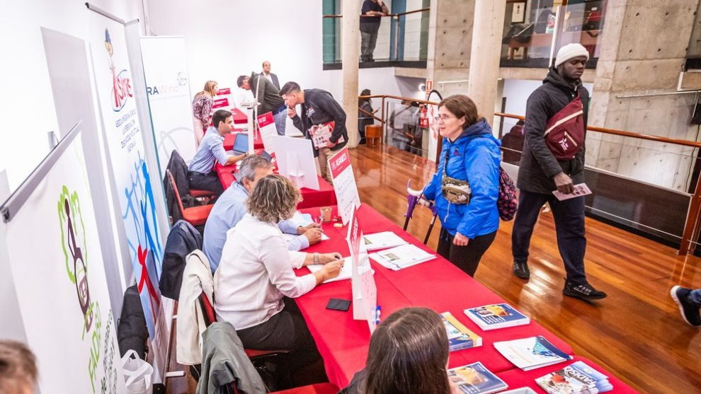 Imagen: Imagen de una de las ediciones anteriores de la Feria de Empleo, Innovación y Emprendimiento. 