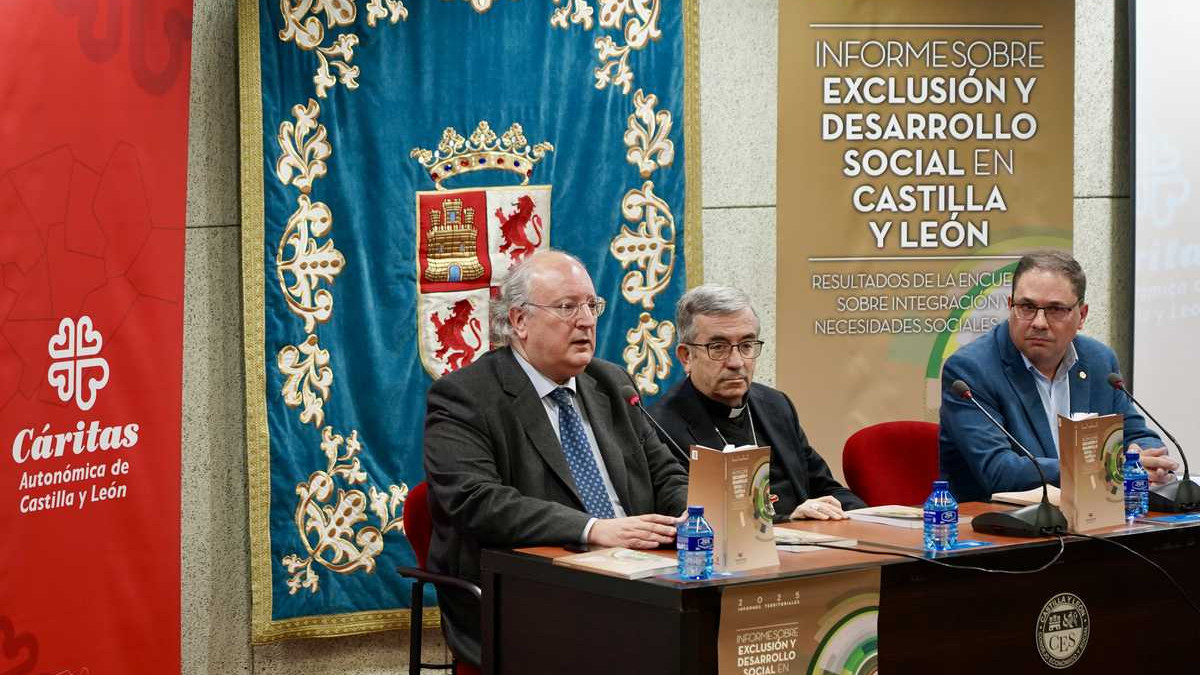 Imagen: ICAL. Cáritas Castilla y León y la Fundación Foessa presentan el informe sobre pobreza 2024.