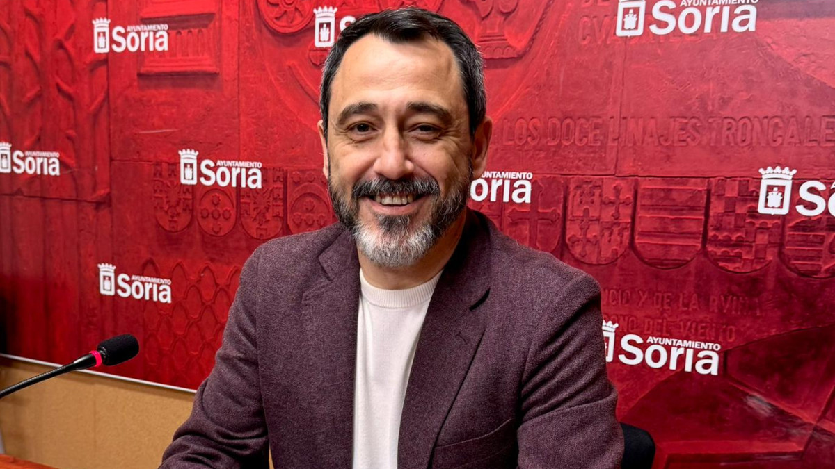 Imagen: Javier Muñoz, concejal de Hacienda del Ayuntamiento de Soria. 