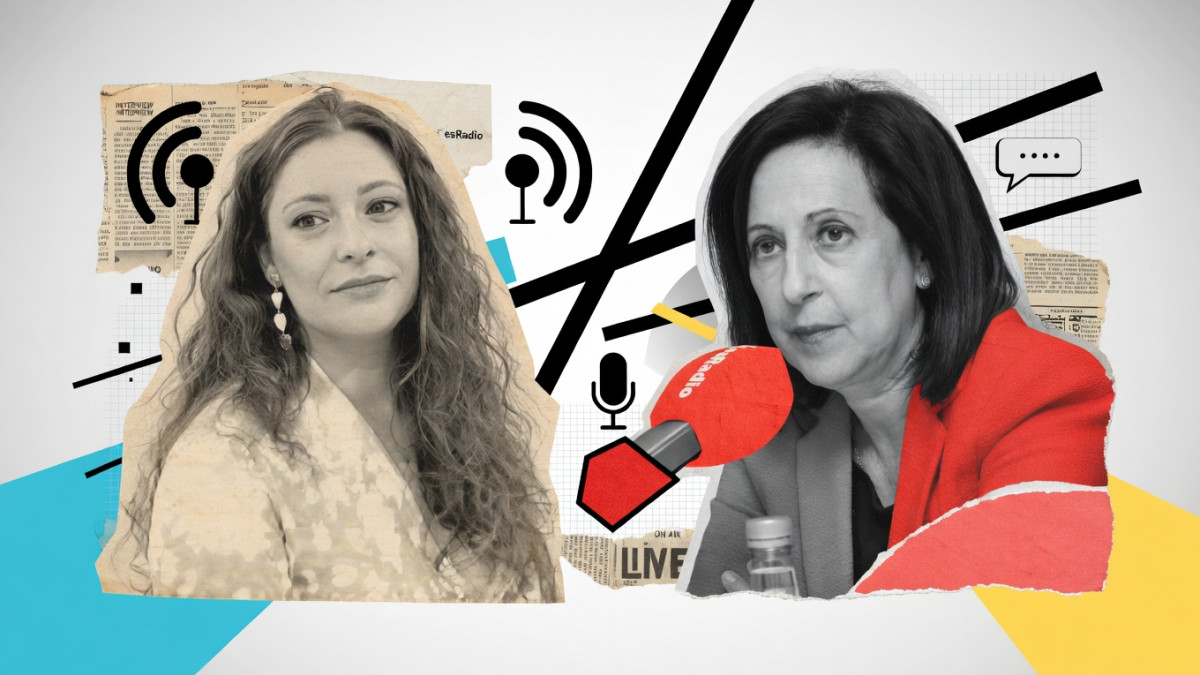 Imagen: Composición fotográfica: esRadio | Foto original:  Ester Muñoz y Margarita Robles a su paso por esRadio en diferentes entrevistas