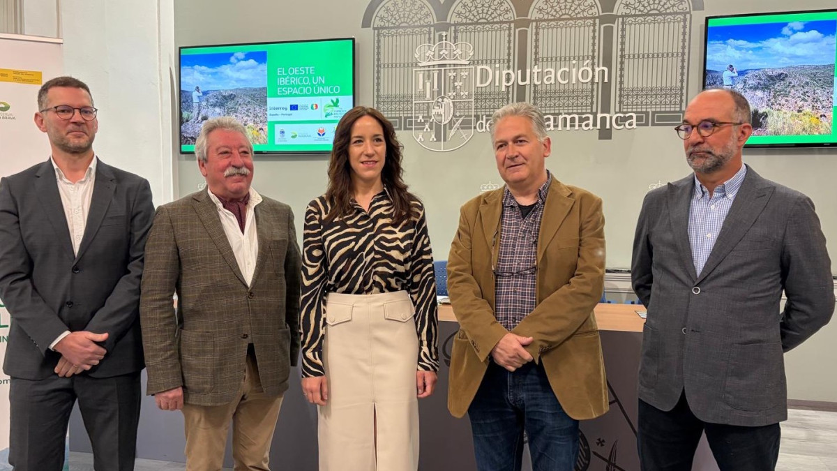 Imagen: Imagen de la presentación del nuevo Corredor Biológico entre España y Portugal
