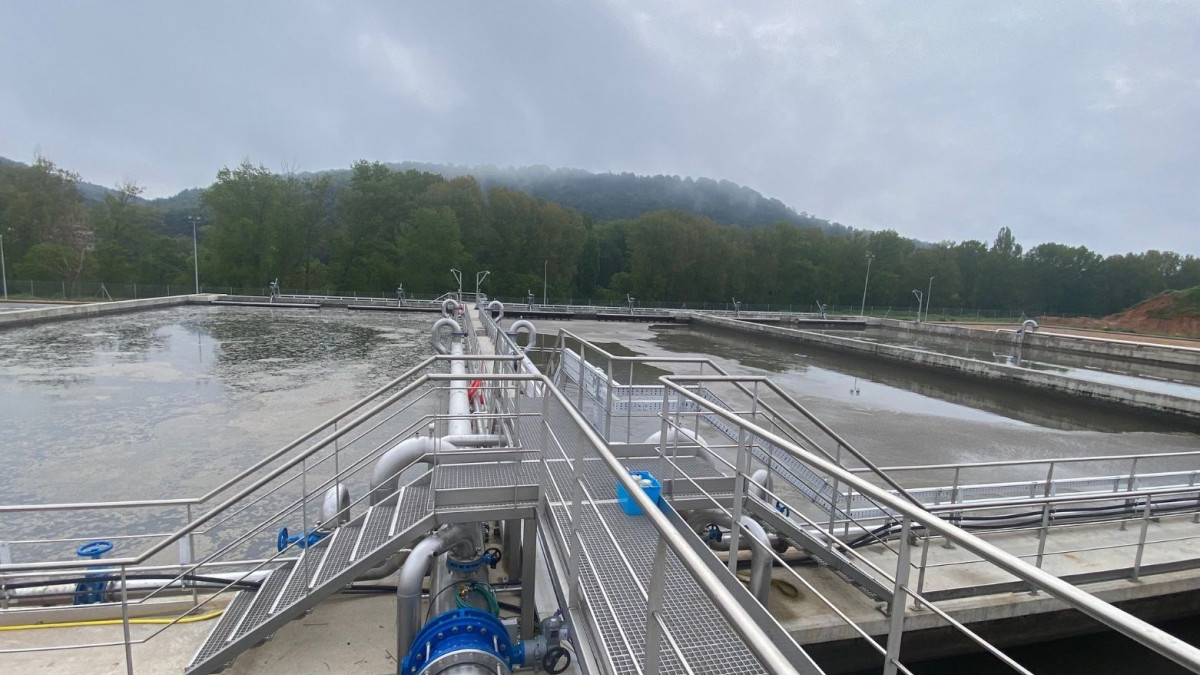 Imagen: La nueva instalación ha tratado en este periodo 1.350.000 m3 de agua residual de las localidades de Soria y Los Rábanos