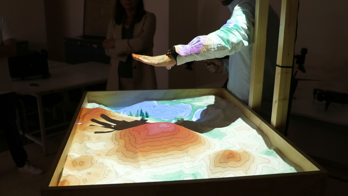 Imagen: ICAL / La ULE transforma la enseñanza de Geografía con un mapa 3D manipulable en tiempo real único en las universidades de Castilla y León