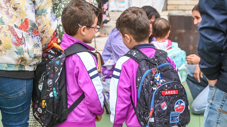 Imagen:  Los colegios de León han abierto de nuevo sus puertas para dar inicio al curso escolar