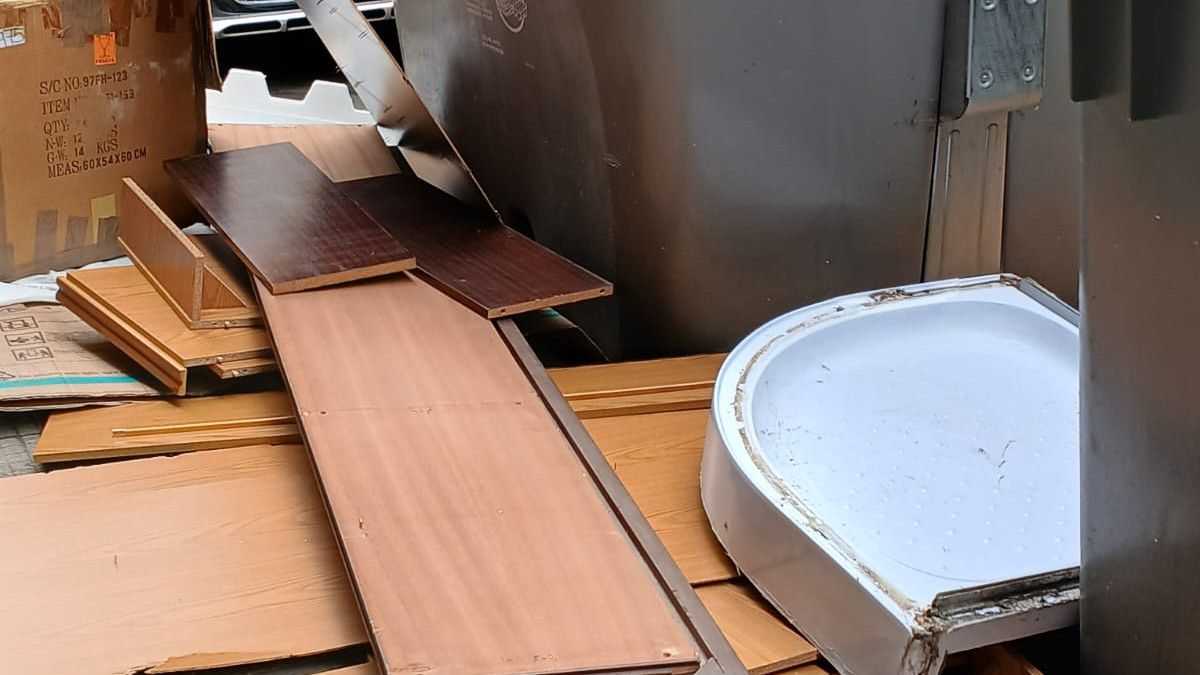 Imagen: Basura fuera de su sitio