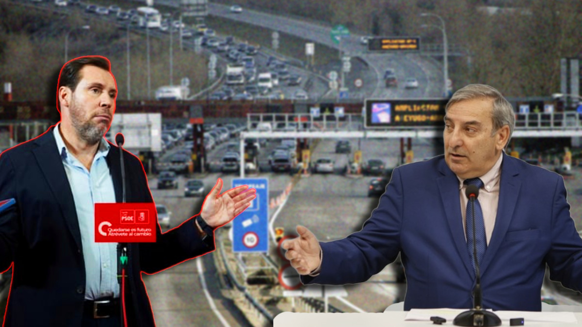 Imagen: ICAL |Óscar Puente, ministro de Trasnportes y José Luis Sanz Merino, consejero de movilidad. 