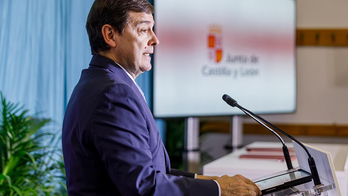 Imagen: ICAL. El presidente de la Junta de Castilla y León, Alfonso Fernández Mañueco