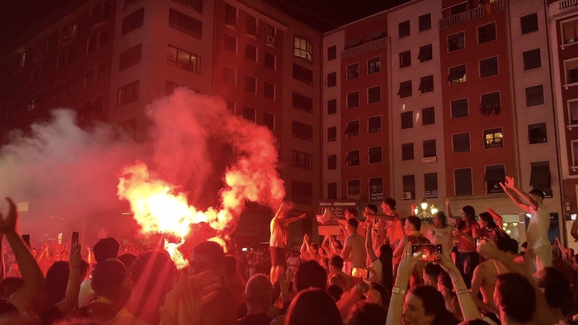 Imagen: Celebración Plaza Lazúrtegui Ponferrada