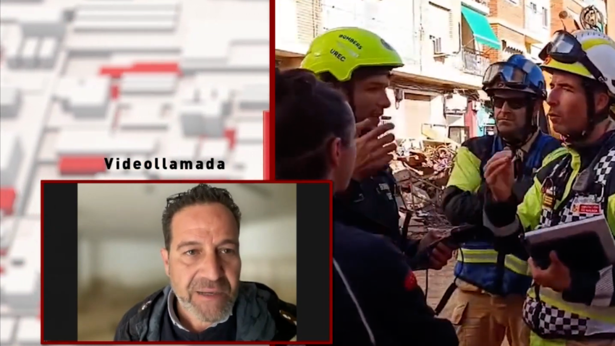 Imagen: José Cabanes, Alcalde de Sedaví durante la videoconferencia