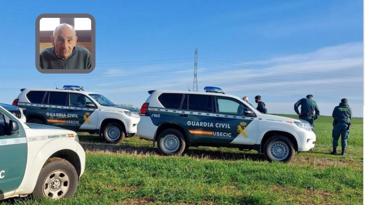 Imagen: Subdelegación del gobierno en Valladolid. Imagen del varón de 85 años desaparecido en La Unión de Campos y del dispositivo que está en su búsqueda.