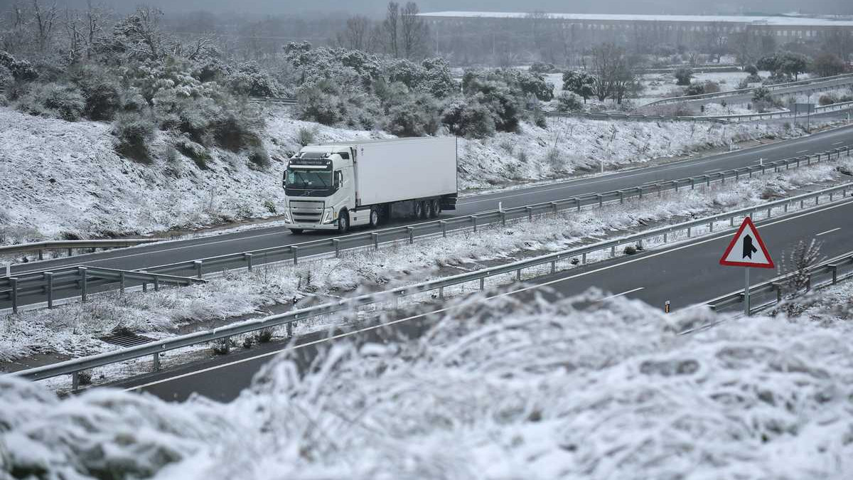 Imagen: ICAL. Nieve en Castilla y León durante la Semana Santa.