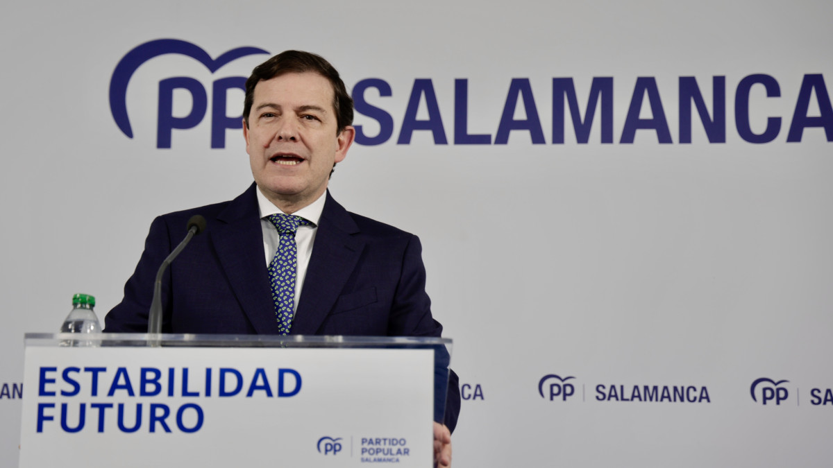 Imagen: Presidente de la Junta de Castilla y León, Alfonso Fernández Mañueco 