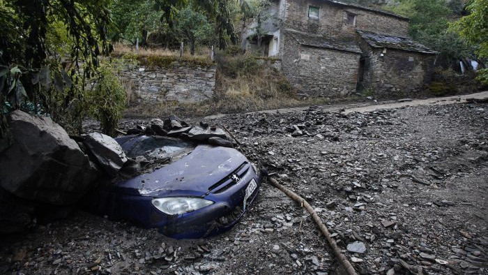 Imagen: Manzanedo, el día de la tragedia (Foto: Ical)