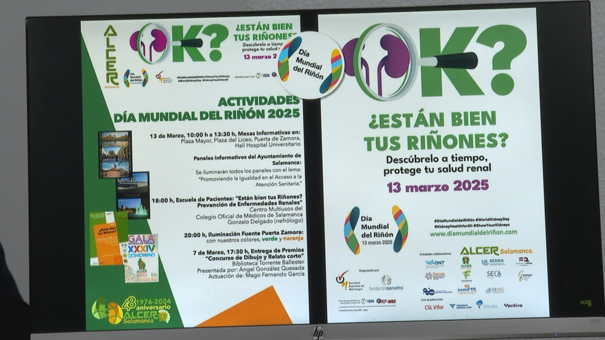 Imagen: Programa de actividades del Día Mundial del Riñón en Salamanca