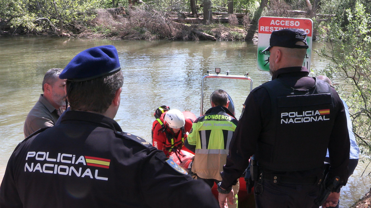 Imagen: esRadio CYL. Aparece en el río Pisuerga el cuerpo sin vida de Alejandro Aranda, el joven profesor de Tarazona (Zaragoza) que llevaba 19 días desaparecido.