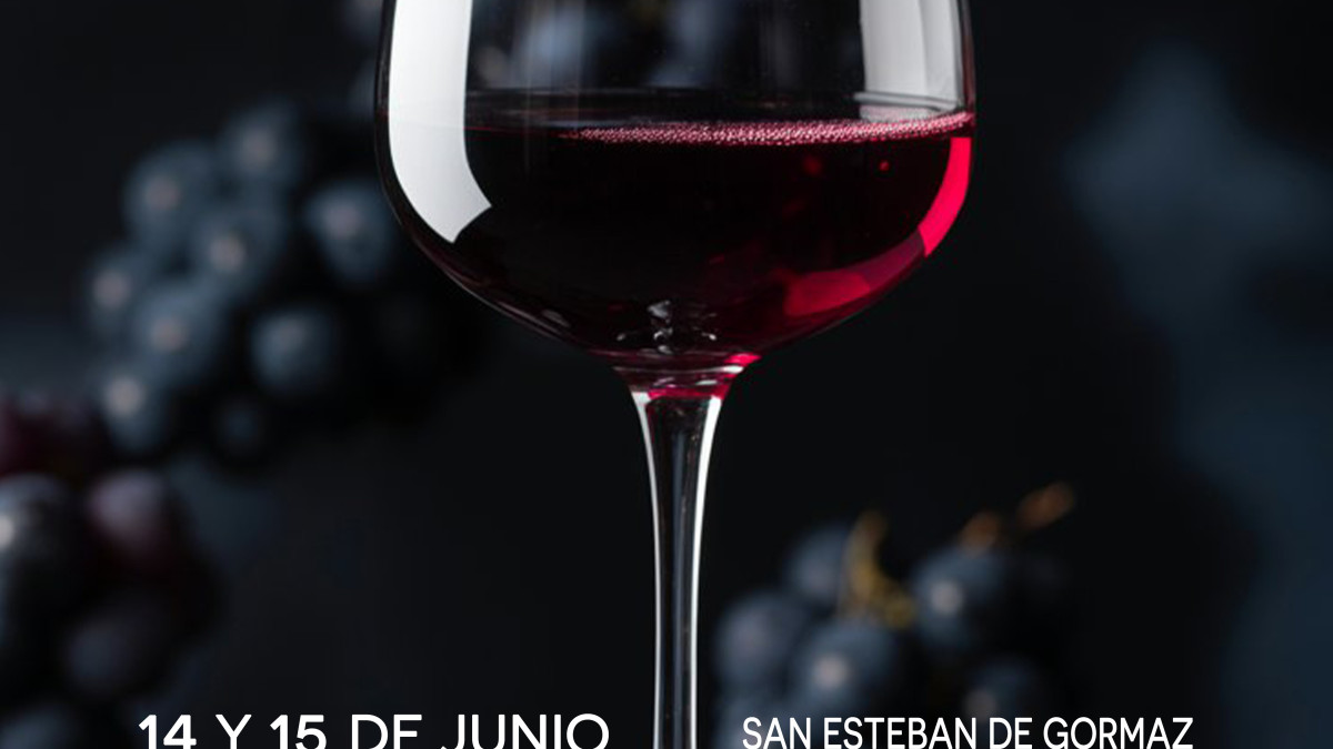 Imagen: Cartel anunciador de la Feria del Vino de San Esteban de Gormaz. 