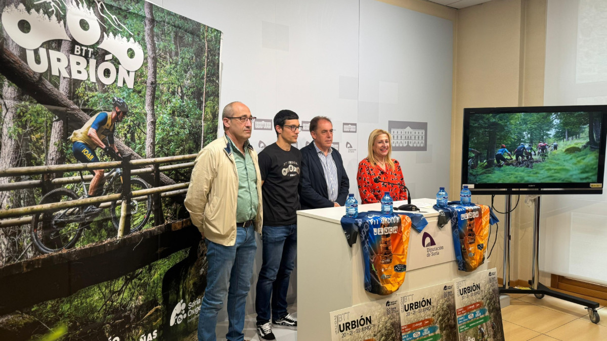 Imagen: La Diputación de Soria ha acogido esta mañana la presentación de esta prueba. 