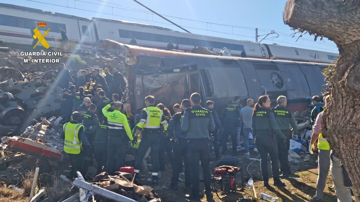 Imagen: Despliegue de la Guardia Civil in situ