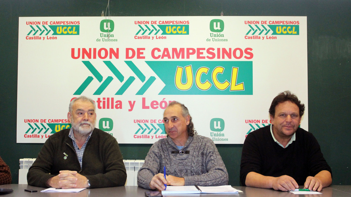 Imagen: ICAL. Imagen de archivo de representantes de la Unión de Campesinos de Castilla y León.