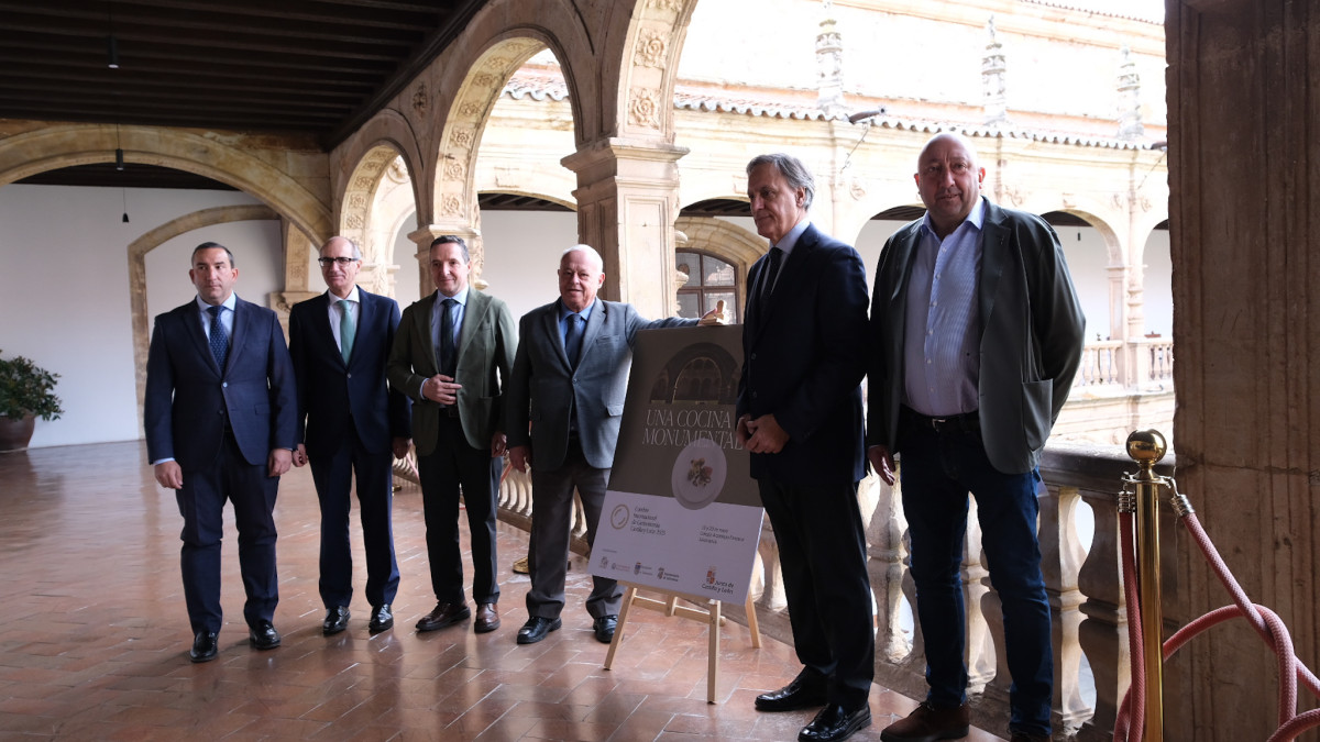 Imagen: Un momento de la presentación de la Cumbre Internacional de Gastronomía
