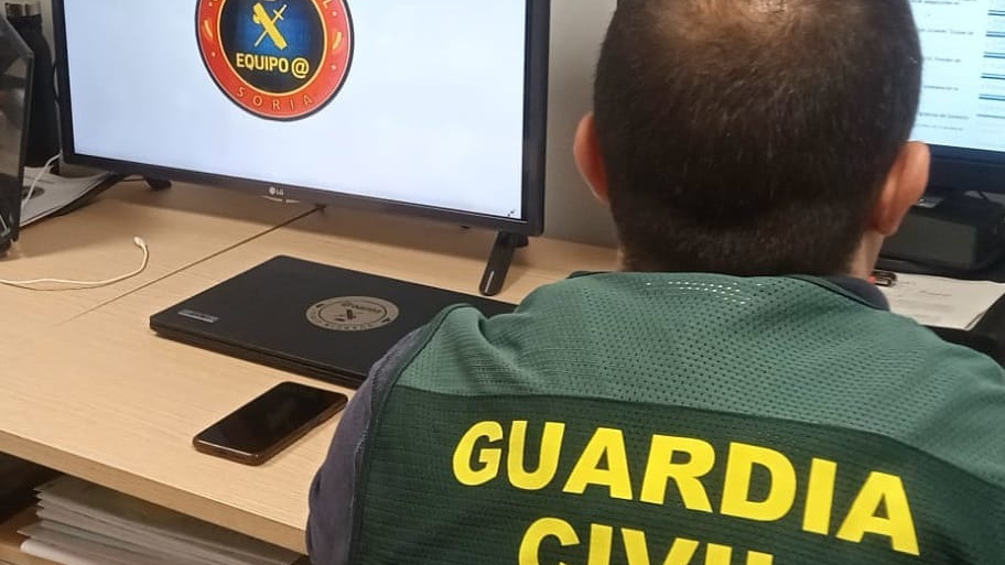 Imagen: La Guardia Civil de Soria informa sobre las formas más comunes utilizadas para cometer estafas en la red. 