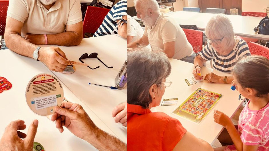 Imagen: Universidad de León / Los mayores de Matallana de Torío  aprenden a navegar de forma segura gracias a un proyecto enmarcado en una beca Ralbar