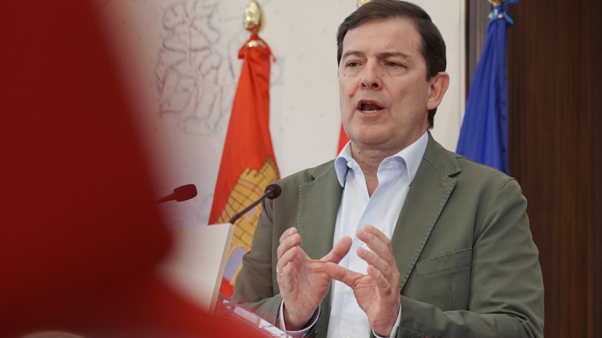 Imagen: ICAL. El presidente de la Junta de Castilla y León, Alfonso Fernández Mañuecos